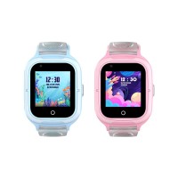 Pachet Promotional 2 Smartwatch-uri pentru copii, Wonlex KT23, Albastru si Roz, Nano SIM, 4G, Pedometru, Localizare GPS, Microfon, Monitorizare & SOS