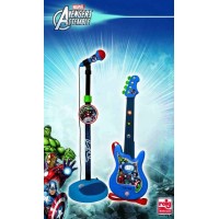 Set chitara si microfon Avengers