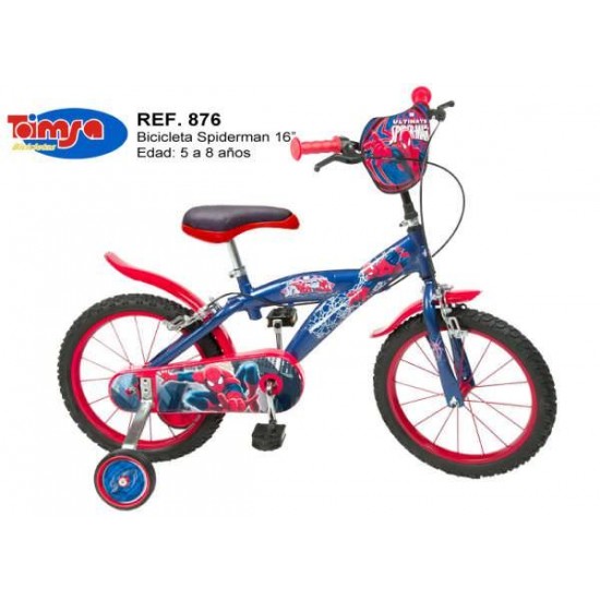 Bicicleta 16 - Spiderman Bicicleta 16 - Spiderman