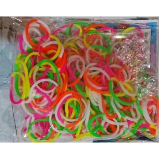 Elastice Rainbow Loom - Neon Mix Duo 