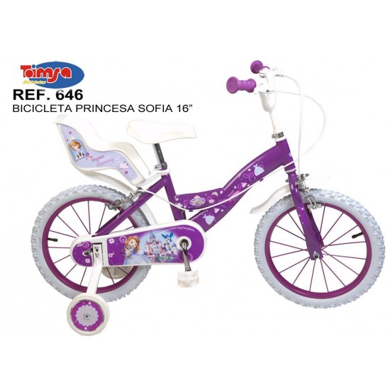 Bicicleta 16 - Printesa Sofia Bicicleta 16 - Printesa Sofia
