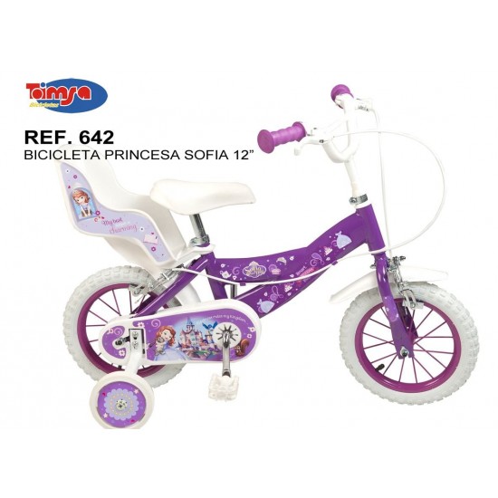 Bicicleta 12 - Printesa Sofia Bicicleta 12 - Printesa Sofia