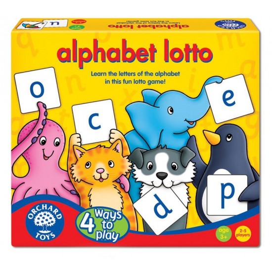 Joc educativ loto in limba engleza - Alfabetul 