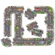 Puzzle gigant - Traseu masini Puzzle gigant - Traseu masini