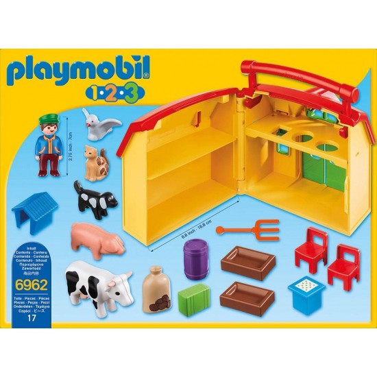 Playmobil 1.2.3 - Set Mobil Ferma