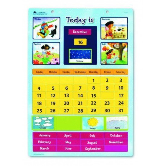 Calendar magnetic educativ