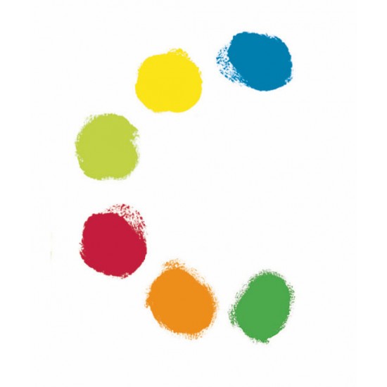 6 culori de pictat cu mâna Djeco