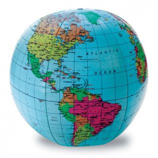 Sa invatam - Glob pamantesc gonflabil in limba engleza