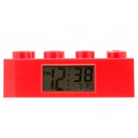 Ceas desteptator LEGO caramida rosie 9002168