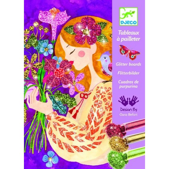 Atelier creativ cu sclipici - Parfumul florilor
