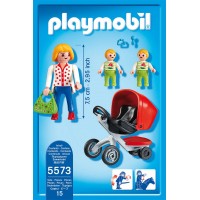 Playmobil City Life - Carucior cu gemeni
