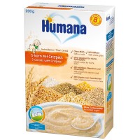 Cereale Humana fara lapte cu 5 cereale crocante de la 8 luni 200 g