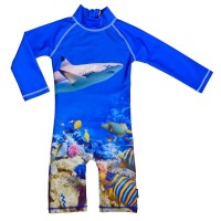 Costum de baie Coral Reef marime 98-104 protectie UV Swimpy