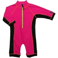 Costum de baie pink black marime 74-80 protectie UV Swimpy