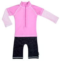 Costum de baie Pink Ocean marime 62-68 protectie UV Swimpy