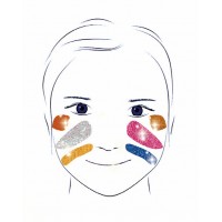 Culori make-up non alergice Djeco metalic