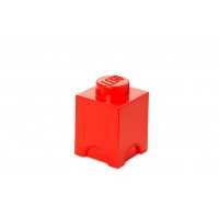 Cutie depozitare LEGO 1x1 - Rosu