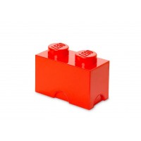 Cutie depozitare LEGO 1x2 - Rosu