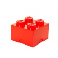 Cutie depozitare LEGO 2x2 - Rosu