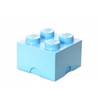 Cutie depozitare LEGO 2x2 - Albastru deschis