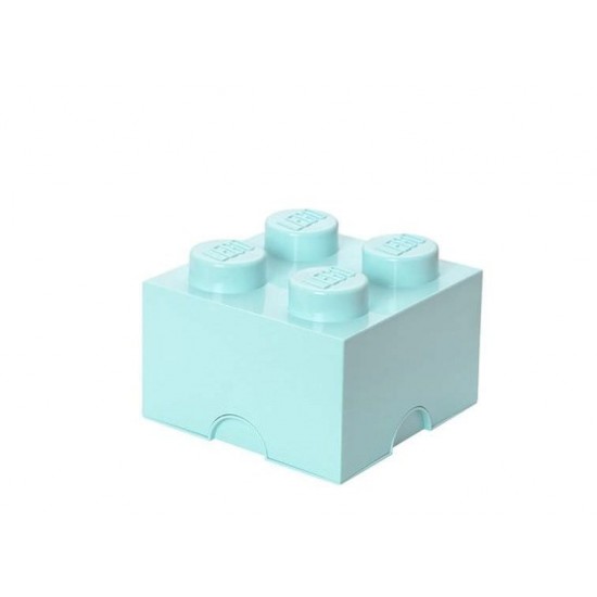 Cutie depozitare LEGO 2x2 - Albastru aqua