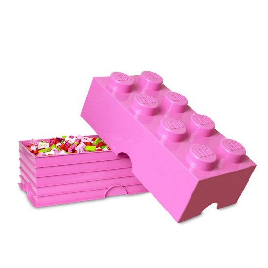 Cutie depozitare LEGO 2x4 - Roz