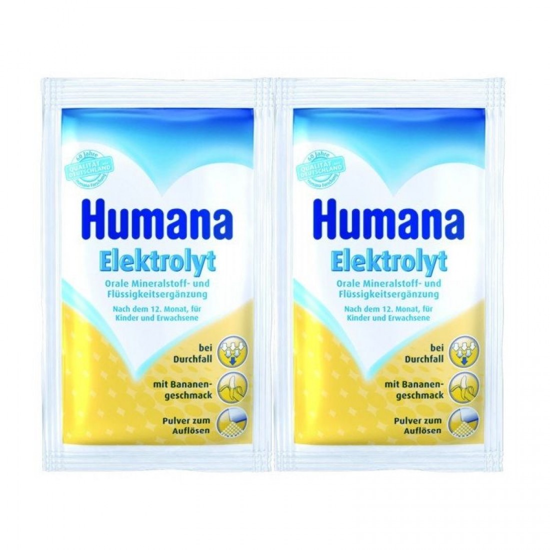 Humana Elektrolyt banane de la 1 an folie cu 2 plicuri * 6,25 g ...