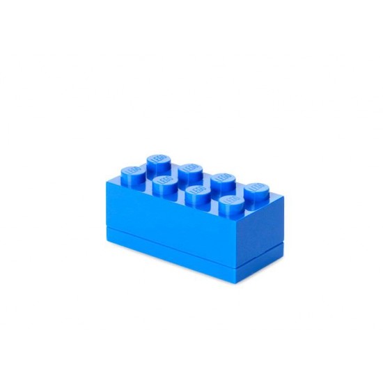 Mini cutie depozitare LEGO 2x4 - Albastru inchis Mini cutie depozitare LEGO 2x4 - Albastru inchis