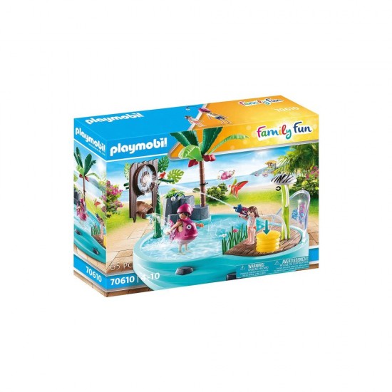 Playmobil Family Fun - Piscina cu pistol de apa