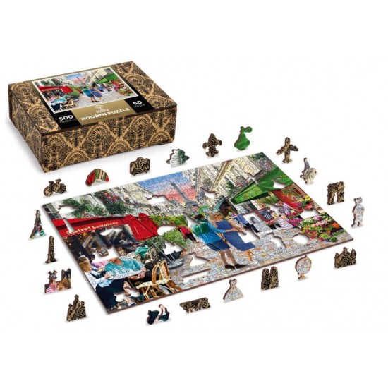 Puzzle din lemn Bistro din Paris 505 piese