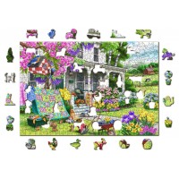 Puzzle din lemn Casuta de la tara 505 piese