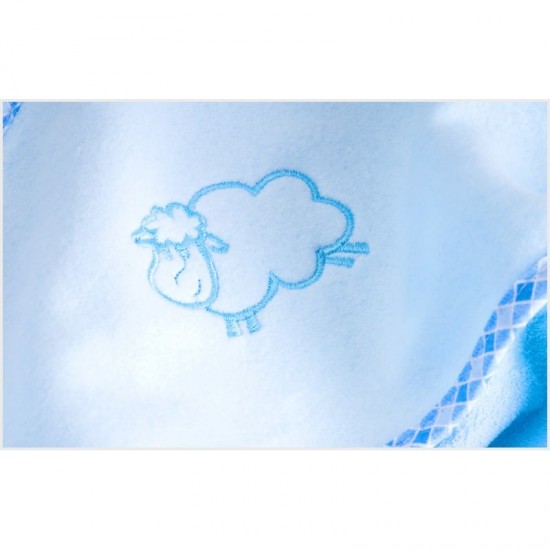 Prosop cu gluga Sheep 80x80 cm Blue