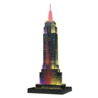 Puzzle 3D Empire State Building - lumineaza noaptea 216 piese