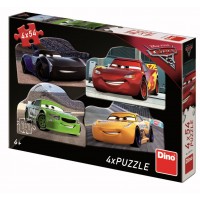 Puzzle 4 in 1 - Cars 3 (54 piese)