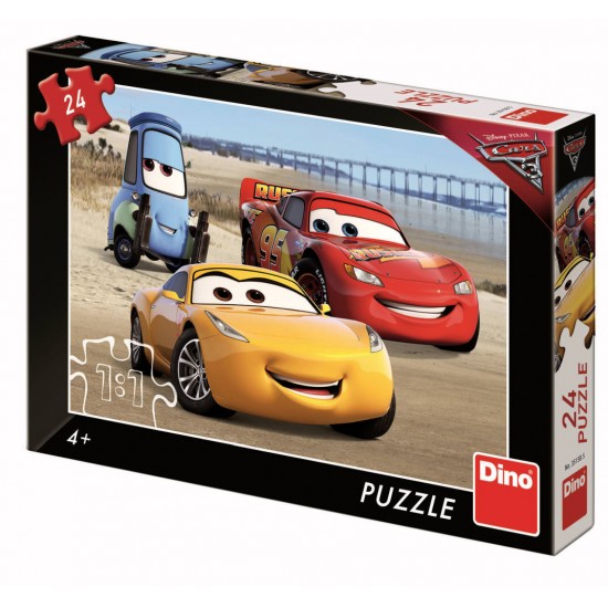 Puzzle - Cars 3 la mare (24 piese)