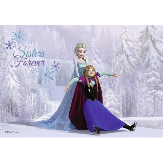 Puzzle Frozen surori pentru totdeauna, 2x24 piese