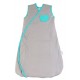 Sac de dormit multifunctional Grey Turquoise Elephant Travel 1-3 ani 2.5 Tog