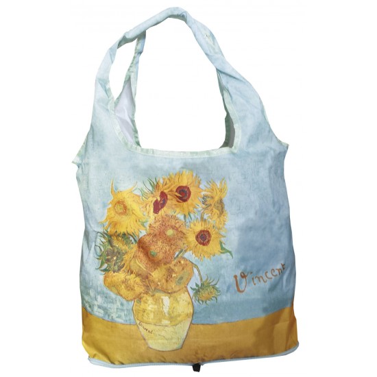 Sacosa textila Van Gogh Sunflowers
