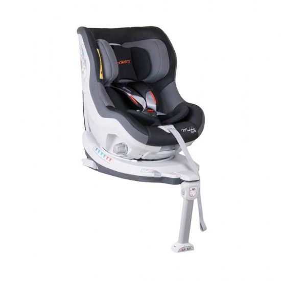 Scaun auto Mokka rotativ 360 grade cu Isofix 0-18 kg Black Coletto