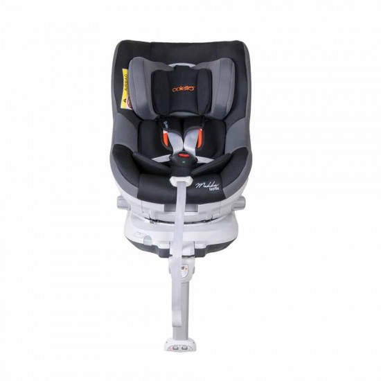 Scaun auto Mokka rotativ 360 grade cu Isofix 0-18 kg Black Coletto