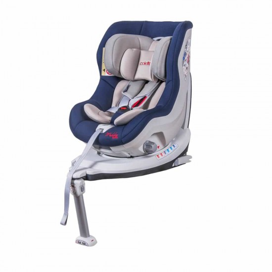 Scaun auto Mokka rotativ 360 grade cu Isofix 0-18 kg Navy Coletto