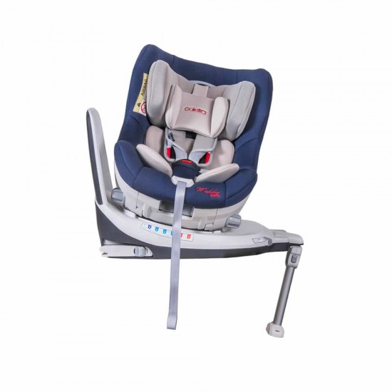 Scaun auto Mokka rotativ 360 grade cu Isofix 0-18 kg Navy Coletto