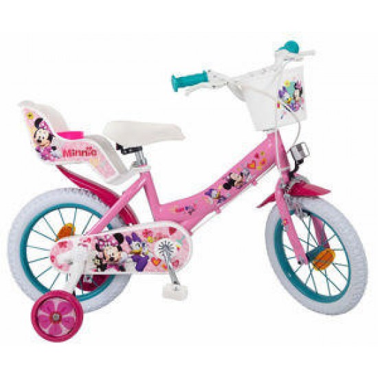 Bicicleta 14 inch Minnie Mouse Club House - Toimsa Bicicleta 14 inch Minnie Mouse Club House - Toimsa