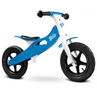 Bicicleta de lemn fara pedale Toyz Velo Albastru