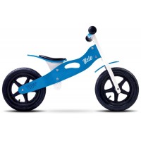 Bicicleta de lemn fara pedale Toyz Velo Albastru