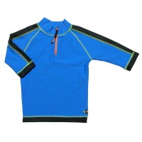 Tricou de baie blue black marime 80-92 protectie UV Swimpy