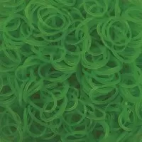Elastice Rainbow Loom - Neon Verde 