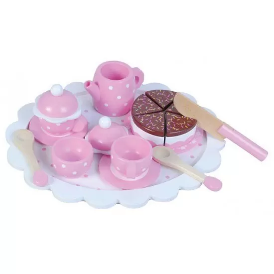 Set de ceai cu tavita - New Classic Toys Set de ceai cu tavita - New Classic Toys