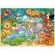Puzzle cu activitati - Cine este in jungla? Puzzle cu activitati - Cine este in jungla?