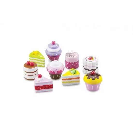 Set prajituri in cutie de cadou - New Classic Toys Set prajituri in cutie de cadou - New Classic Toys